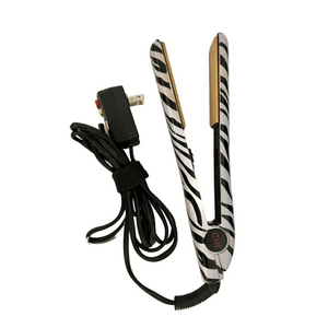 Chi Flat Iron High Temperature Straightener Zebra Print